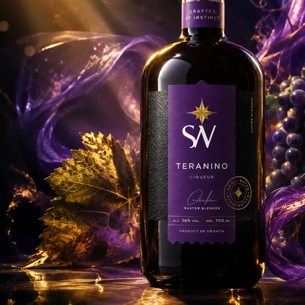 silent wolf - teranino - label design